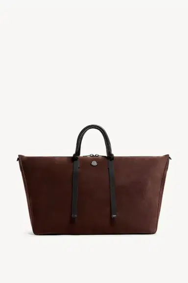 Moncler Carlo Suede Duffle Bag | Thumbnail 2 Moncler Carlo Suede Duffle Bag | Thumbnail 2