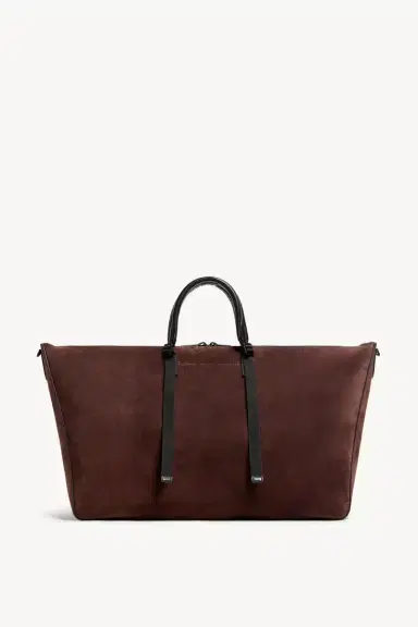 Moncler Carlo Suede Duffle Bag | Thumbnail 5 Moncler Carlo Suede Duffle Bag | Thumbnail 5