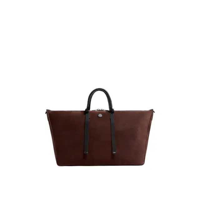 Moncler Carlo Suede Duffle Bag