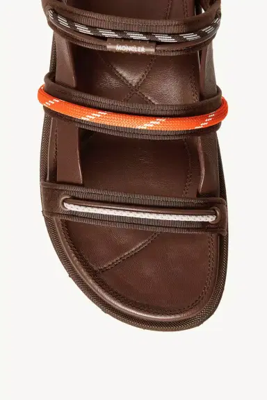 Moncler Vera Isla Leather Sandals | Thumbnail 3 Moncler Vera Isla Leather Sandals | Thumbnail 3