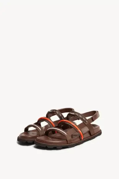 Moncler Vera Isla Leather Sandals | Thumbnail 4 Moncler Vera Isla Leather Sandals | Thumbnail 4