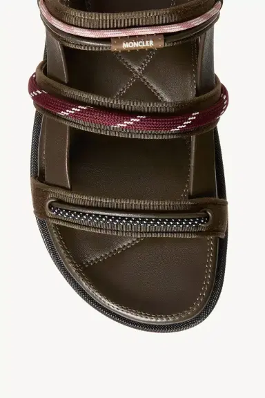 Moncler Vera Isla Leather Sandals | Thumbnail 3 Moncler Vera Isla Leather Sandals | Thumbnail 3