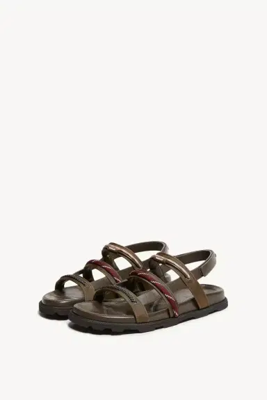 Moncler Vera Isla Leather Sandals | Thumbnail 4 Moncler Vera Isla Leather Sandals | Thumbnail 4