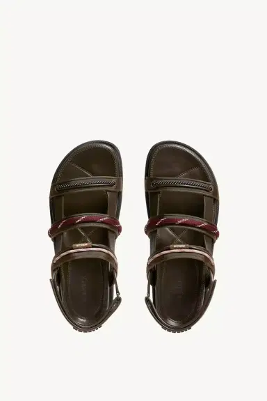 Moncler Vera Isla Leather Sandals | Thumbnail 6 Moncler Vera Isla Leather Sandals | Thumbnail 6