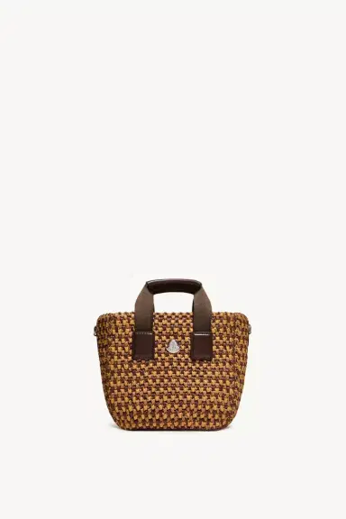 Moncler Micro Caradoc Raffia Tote Bag | Thumbnail 2 Moncler Micro Caradoc Raffia Tote Bag | Thumbnail 2