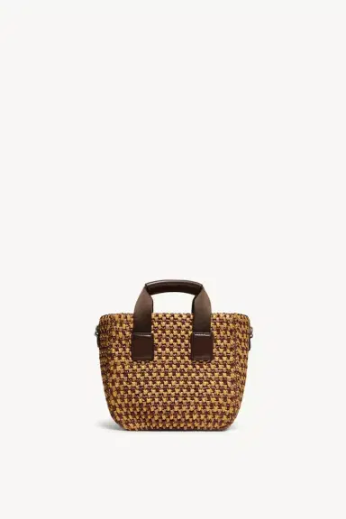 Moncler Micro Caradoc Raffia Tote Bag | Thumbnail 5 Moncler Micro Caradoc Raffia Tote Bag | Thumbnail 5