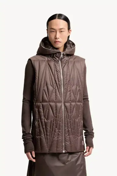 Moncler + Rick Owens Geocamo Ziplock Hooded Down Vest | Thumbnail 7 Moncler + Rick Owens Geocamo Ziplock Hooded Down Vest | Thumbnail 7