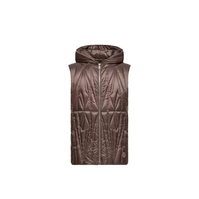 Moncler + Rick Owens Geocamo Ziplock Hooded Down Vest