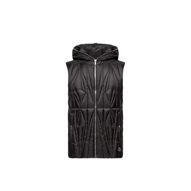 Moncler + Rick Owens Geocamo Ziplock Hooded Down Vest