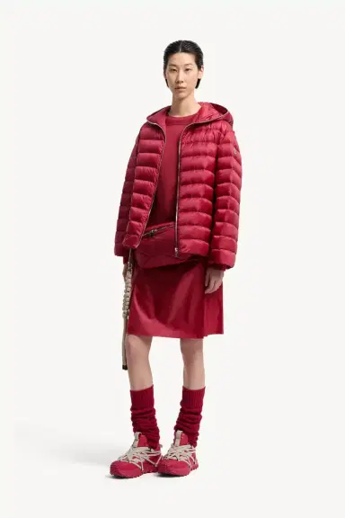 Moncler + Rick Owens Ziplock Hooded Short Down Jacket | Thumbnail 3 Moncler + Rick Owens Ziplock Hooded Short Down Jacket | Thumbnail 3