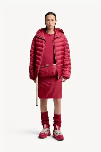Moncler + Rick Owens Ziplock Hooded Short Down Jacket | Thumbnail 4 Moncler + Rick Owens Ziplock Hooded Short Down Jacket | Thumbnail 4