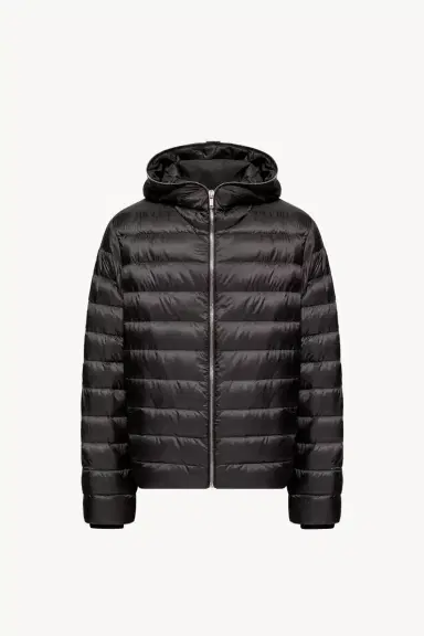 Moncler + Rick Owens Ziplock Hooded Short Down Jacket | Thumbnail 2 Moncler + Rick Owens Ziplock Hooded Short Down Jacket | Thumbnail 2