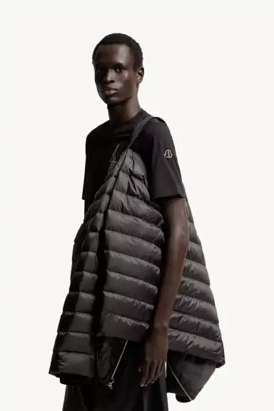 Moncler + Rick Owens Ziplock Hooded Short Down Jacket | Thumbnail 9 Moncler + Rick Owens Ziplock Hooded Short Down Jacket | Thumbnail 9