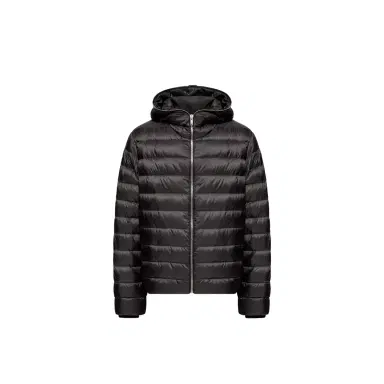 Moncler + Rick Owens Ziplock Hooded Short Down Jacket | Thumbnail 1 Moncler + Rick Owens Ziplock Hooded Short Down Jacket | Thumbnail 1