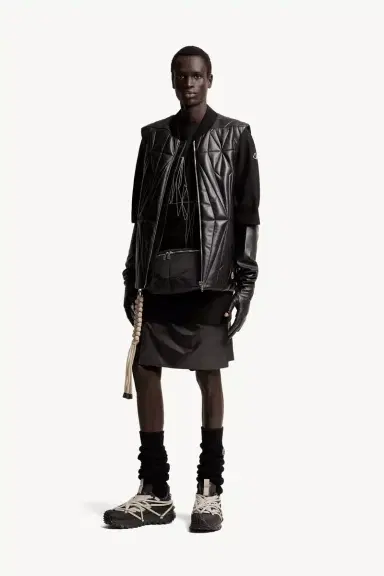 Moncler + Rick Owens Geocamo Flight Nappa Leather Vest | Thumbnail 3 Moncler + Rick Owens Geocamo Flight Nappa Leather Vest | Thumbnail 3
