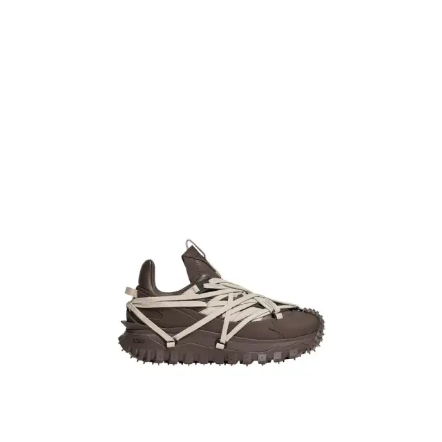 Moncler + Rick Owens Trailgrip Megalace Leather Sneakers