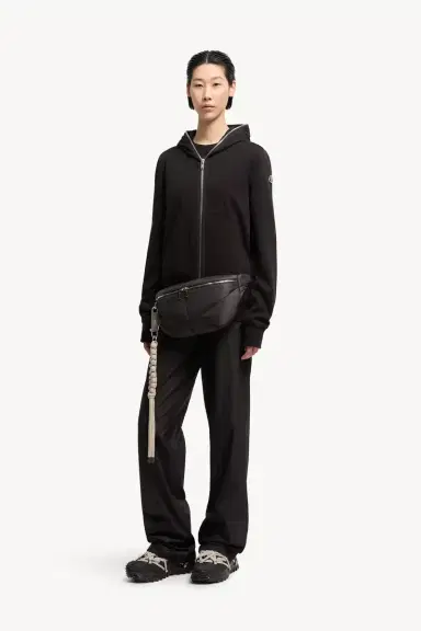 Moncler + Rick Owens Cotton Ziplock Hoodie | Thumbnail 4 Moncler + Rick Owens Cotton Ziplock Hoodie | Thumbnail 4