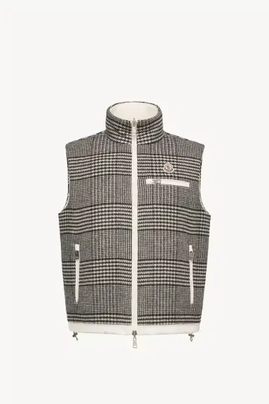 Moncler Gienah Reversible Wool Blend Down Vest | Thumbnail 2