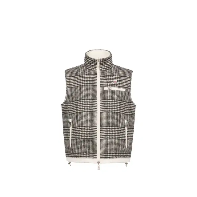 Moncler Gienah Reversible Wool Blend Down Vest