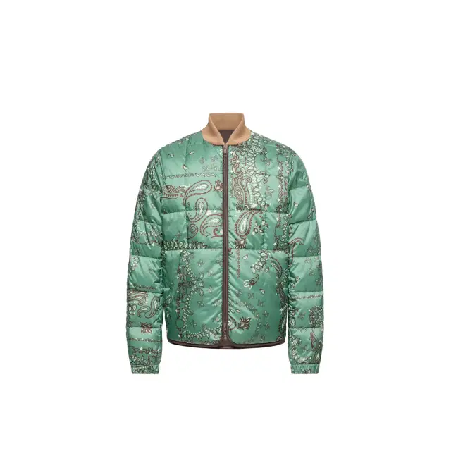 Moncler Chalvron Reversible Down Bomber Jacket