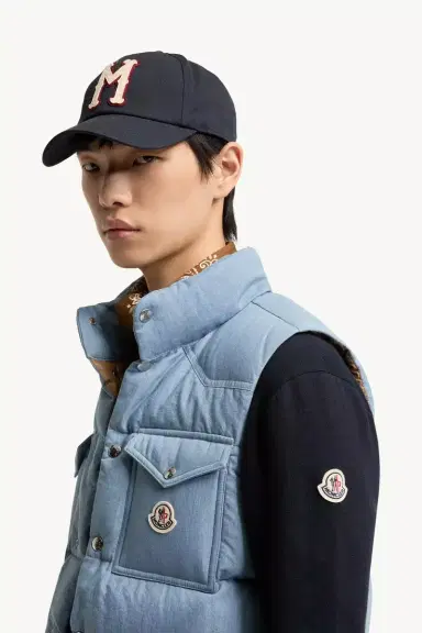 Moncler Ervional Denim Down Vest | Thumbnail 4 Moncler Ervional Denim Down Vest | Thumbnail 4