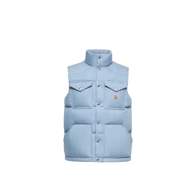 Moncler Ervional Denim Down Vest