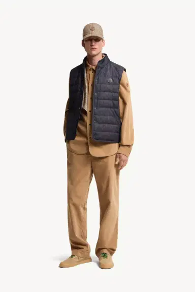Moncler Liorane Denim Down Vest | Thumbnail 3 Moncler Liorane Denim Down Vest | Thumbnail 3