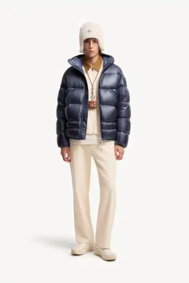 Moncler Anapo Hooded Mid-length Down Jacket | Thumbnail 3 Moncler Anapo Hooded Mid-length Down Jacket | Thumbnail 3