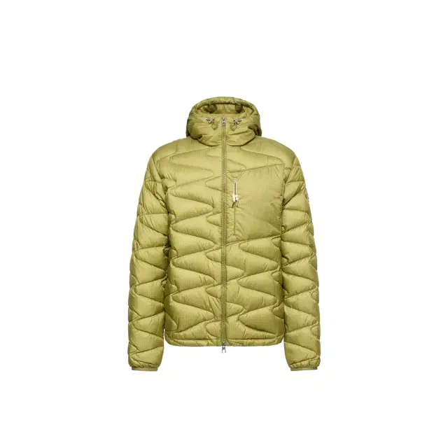 Moncler Tidone Hooded Wave Quilted Short Down Jacket