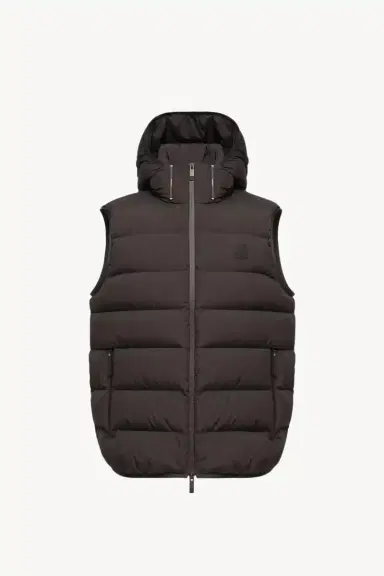 Moncler Arinella Hooded Down Vest | Thumbnail 2 Moncler Arinella Hooded Down Vest | Thumbnail 2