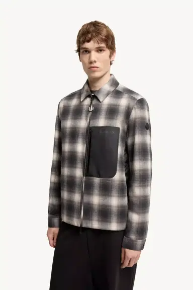 Moncler Cornisello Cotton Down Shirt Jacket | Thumbnail 5