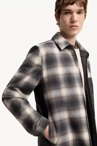 Moncler Cornisello Cotton Down Shirt Jacket | Thumbnail 7