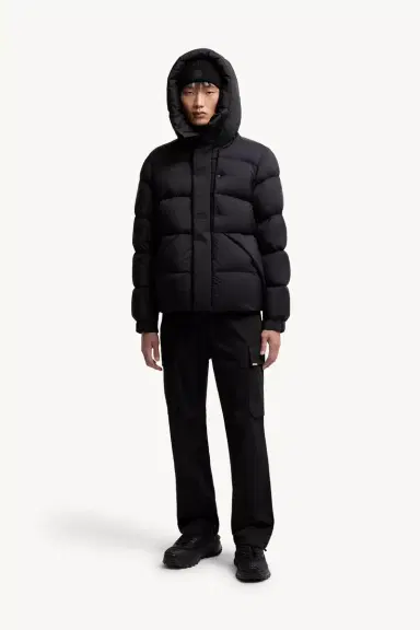 Moncler Madeira Hooded Short Down Jacket | Thumbnail 3 Moncler Madeira Hooded Short Down Jacket | Thumbnail 3