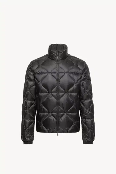 Moncler Asurel Geometric Quilted Short Down Jacket | Thumbnail 2 Moncler Asurel Geometric Quilted Short Down Jacket | Thumbnail 2
