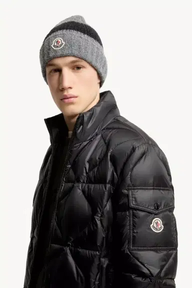 Moncler Asurel Geometric Quilted Short Down Jacket | Thumbnail 4 Moncler Asurel Geometric Quilted Short Down Jacket | Thumbnail 4