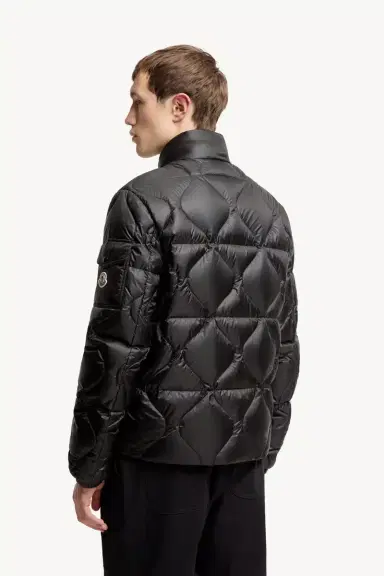 Moncler Asurel Geometric Quilted Short Down Jacket | Thumbnail 6 Moncler Asurel Geometric Quilted Short Down Jacket | Thumbnail 6