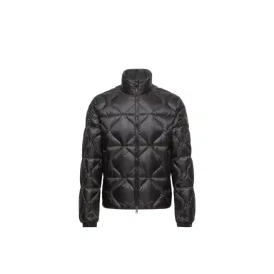 Moncler Asurel Geometric Quilted Short Down Jacket | Thumbnail 1 Moncler Asurel Geometric Quilted Short Down Jacket | Thumbnail 1