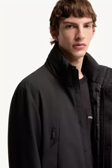 Moncler Caelros Hooded Mid-length Down Jacket | Thumbnail 8