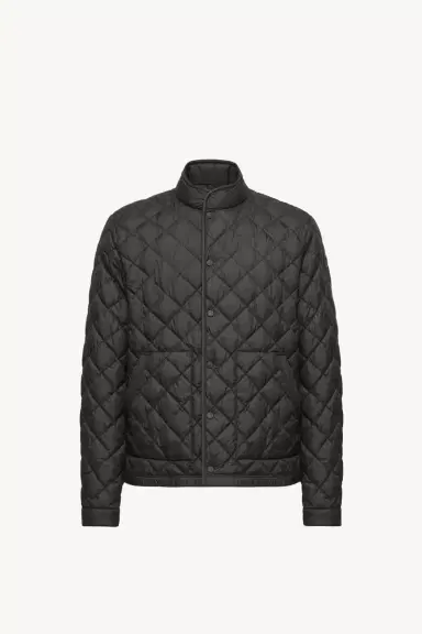 Moncler Oise Diamond Quilted Short Down Jacket | Thumbnail 2 Moncler Oise Diamond Quilted Short Down Jacket | Thumbnail 2