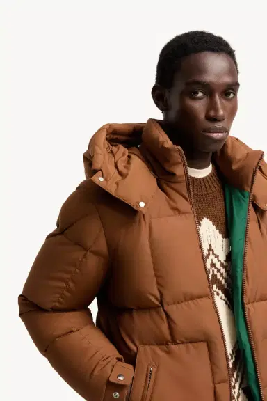 Moncler Dravenis Hooded Mid-length Down Jacket | Thumbnail 7