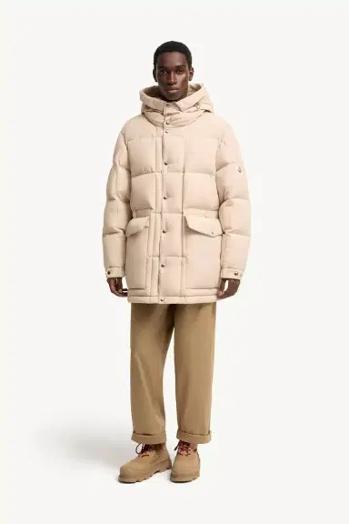 Moncler Sylmara Hooded Long Down Jacket | Thumbnail 5