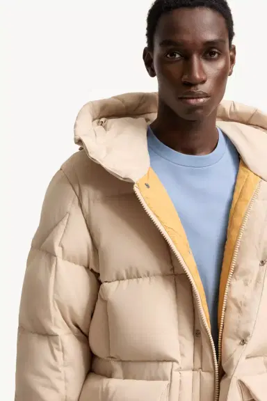 Moncler Sylmara Hooded Long Down Jacket | Thumbnail 8