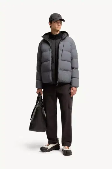 Moncler Poitevin Hooded Short Down Jacket | Thumbnail 3 Moncler Poitevin Hooded Short Down Jacket | Thumbnail 3