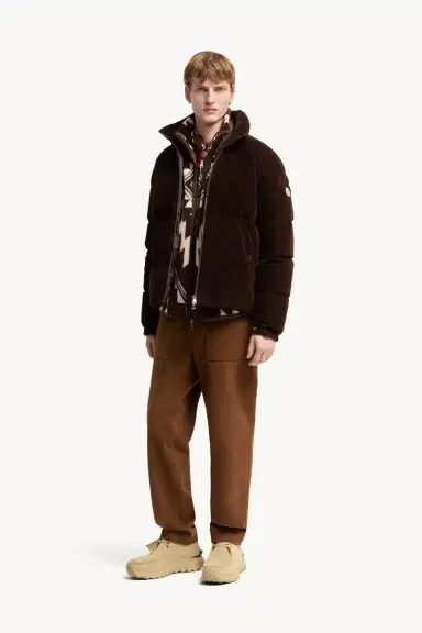 Moncler Esparron Corduroy Short Down Jacket | Thumbnail 3 Moncler Esparron Corduroy Short Down Jacket | Thumbnail 3
