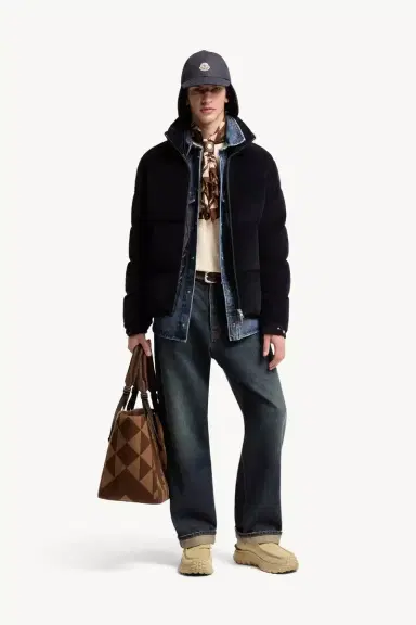 Moncler Esparron Corduroy Short Down Jacket | Thumbnail 3 Moncler Esparron Corduroy Short Down Jacket | Thumbnail 3