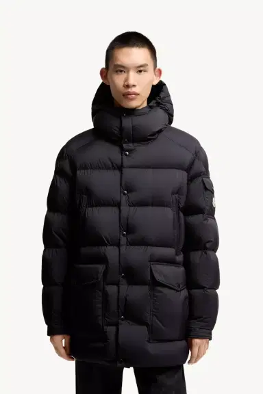 Moncler Bretagne Hooded Mid-length Down Jacket | Thumbnail 5 Moncler Bretagne Hooded Mid-length Down Jacket | Thumbnail 5