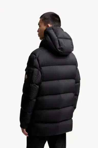 Moncler Bretagne Hooded Mid-length Down Jacket | Thumbnail 6 Moncler Bretagne Hooded Mid-length Down Jacket | Thumbnail 6