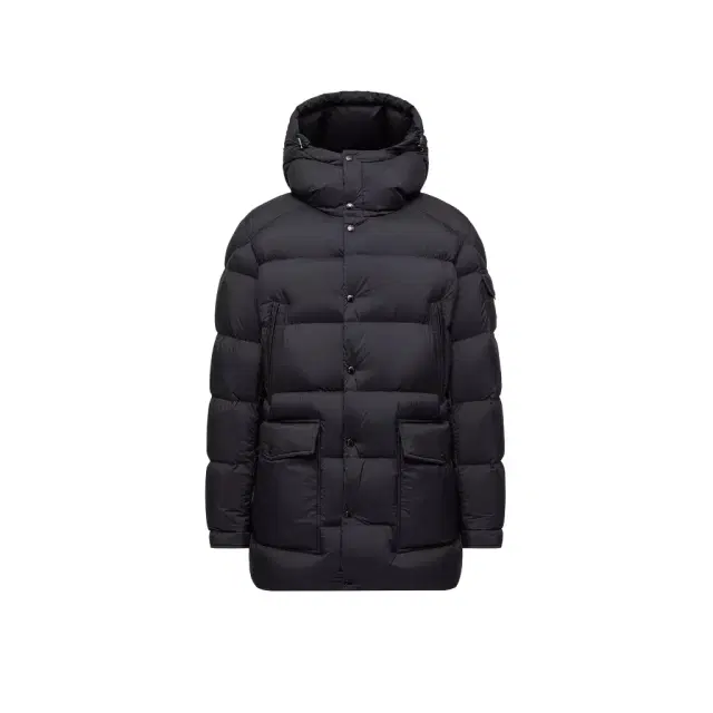 Moncler Bretagne Hooded Mid-length Down Jacket