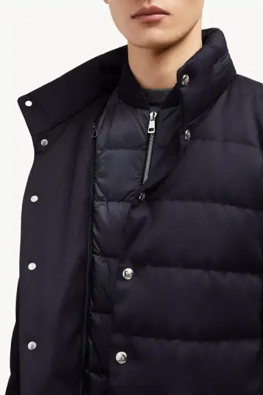 Moncler Bess Hooded Wool Short Down Jacket | Thumbnail 8 Moncler Bess Hooded Wool Short Down Jacket | Thumbnail 8