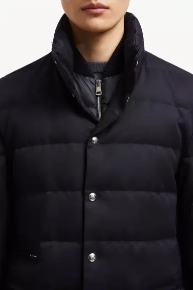 Moncler Bess Hooded Wool Short Down Jacket | Thumbnail 9 Moncler Bess Hooded Wool Short Down Jacket | Thumbnail 9